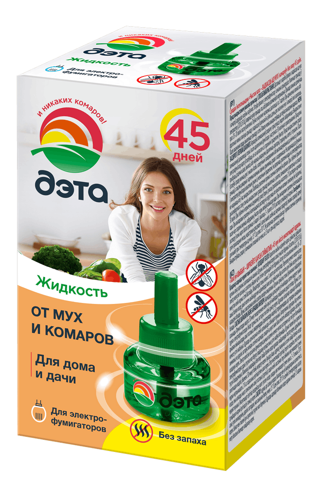 Жидкость от мух и комаров ДЭТА